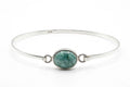 Green Apple Oval Jade Bracelet