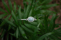 Sky Blue Oval Jade Bangle