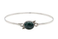 Jade Bracelet against white background 