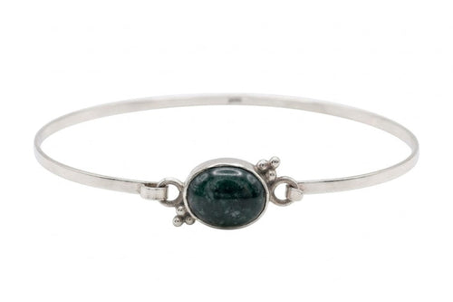 Jade Bracelet against white background 