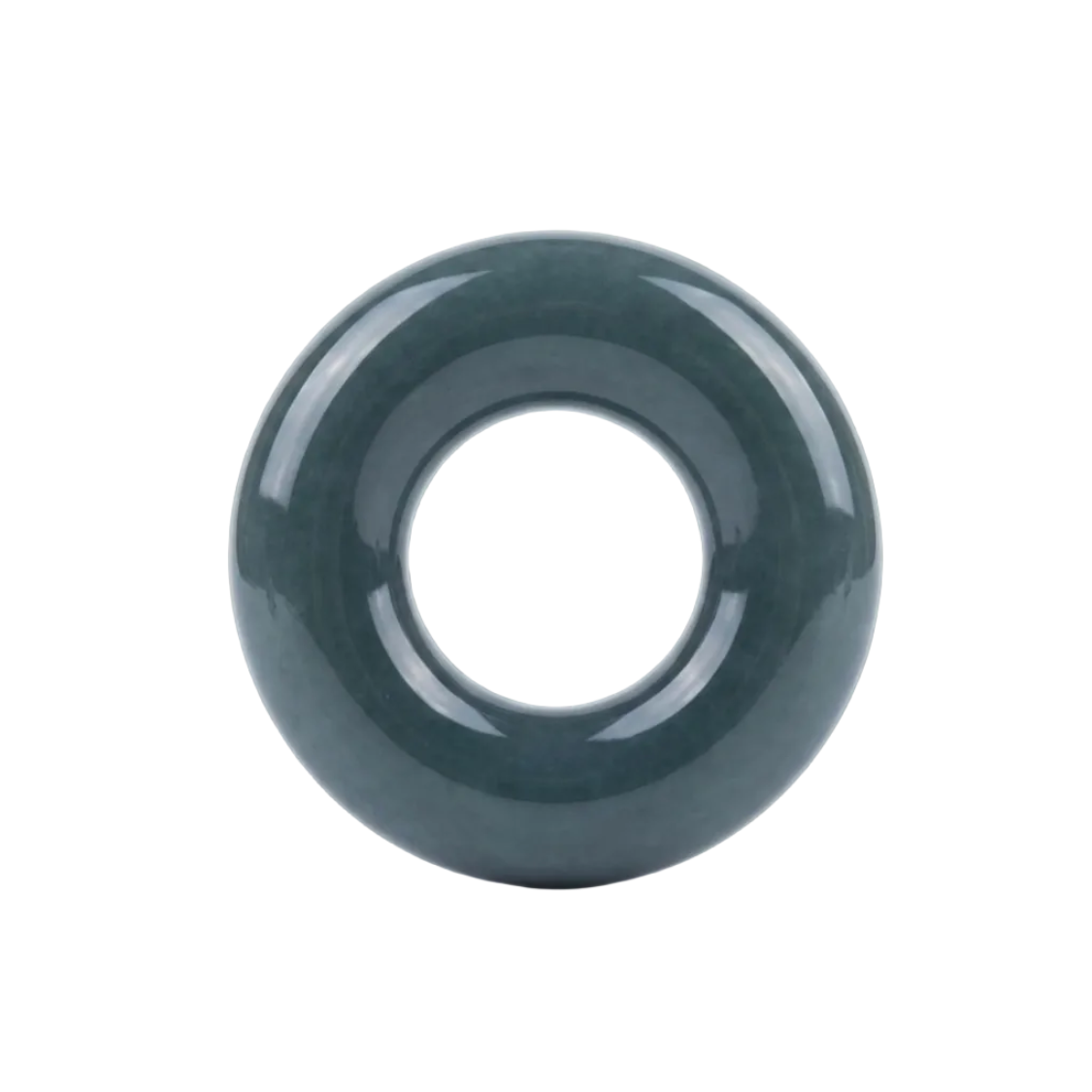 jadeite donut for necklace 