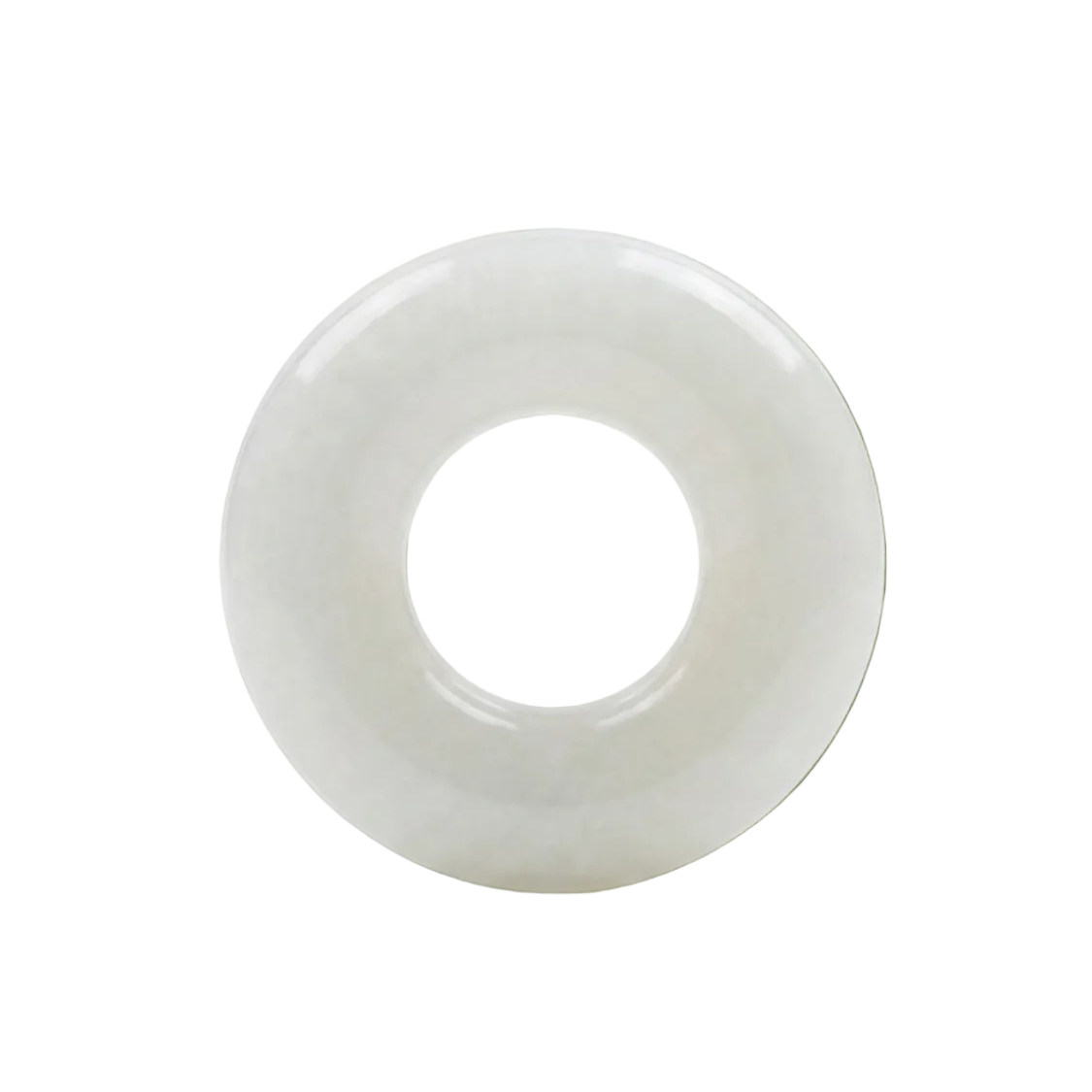 Jade donut for necklace 