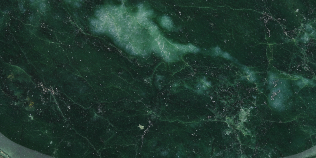 Close-up of green jade stone